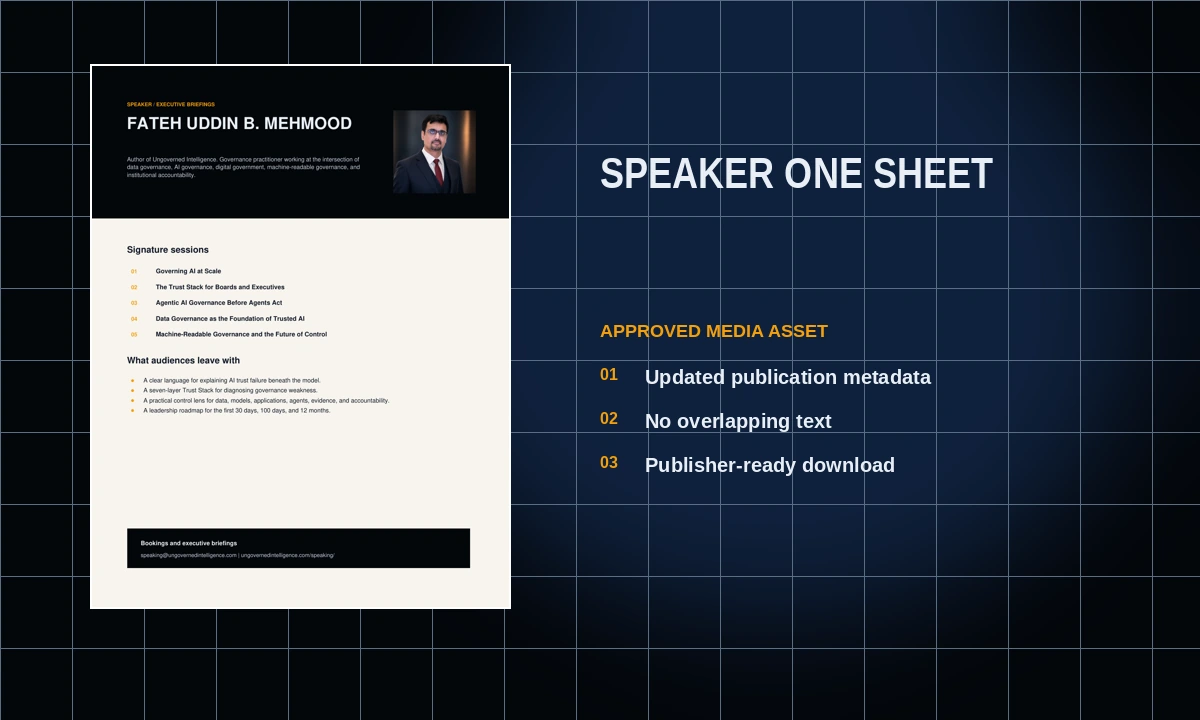 Speaker one-sheet PDF preview