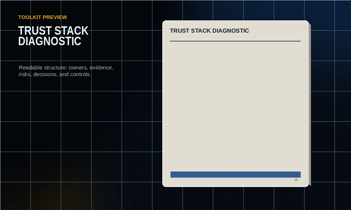 Trust Stack Diagnostic preview visual